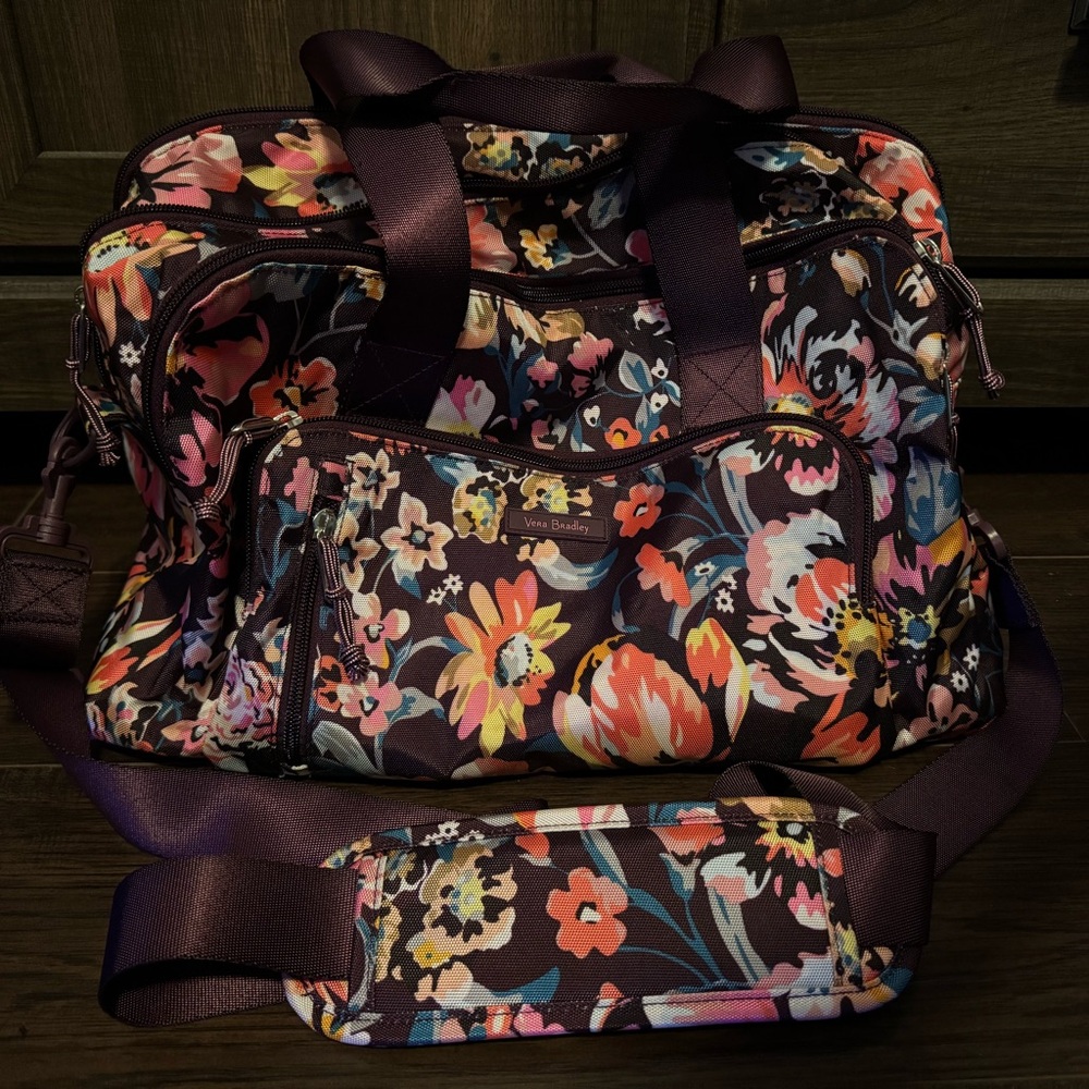 Vera Bradley Autumn Floral Travel Bag